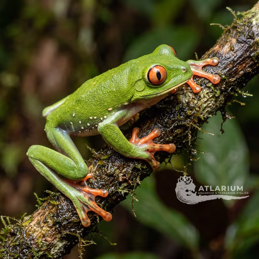 Rana Arbórea Planeadora (Agalychnis spurrelli)
