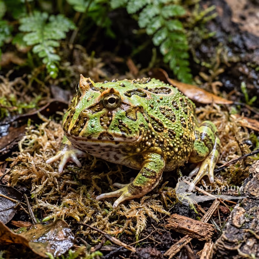 Chacoan Horned Frog (Pacman Frog) (Matcha) (Ceratophrys cranwelli "Matcha")
