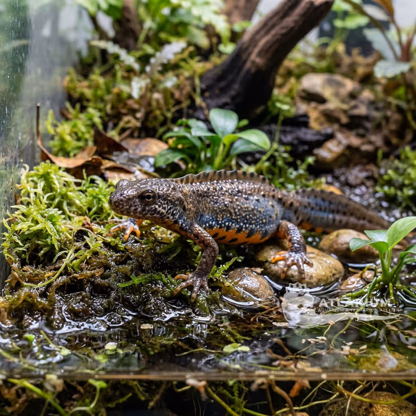 Alpine Newt (Ichthyosaura alpestris)