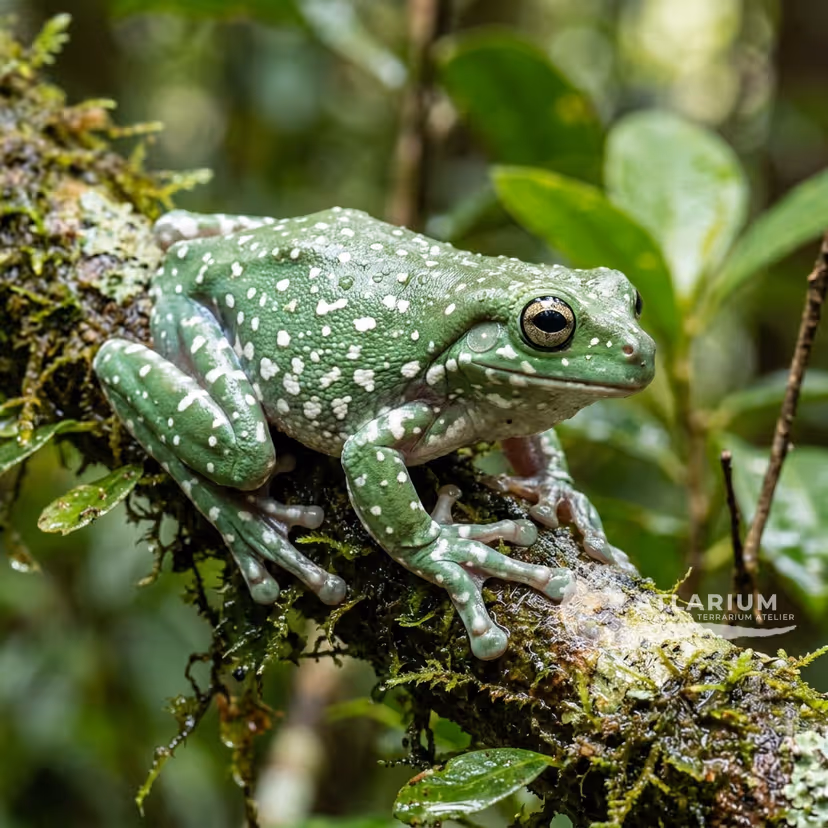 White's Tree Frog (Super Snowflake) (Litoria caerulea "Super Snowflake")