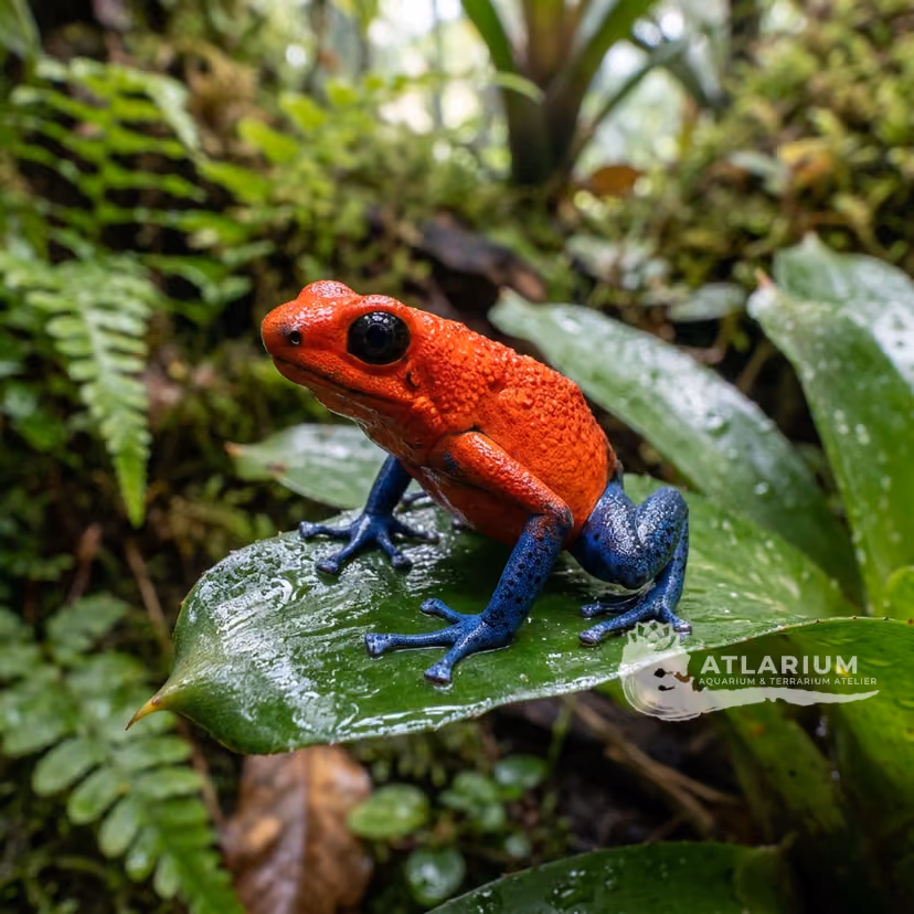 Strawberry Poison-dart Frog "Blue Jeans"