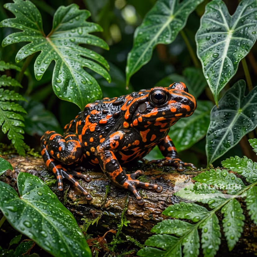 Rana de goma roja (Phrynomantis microps)