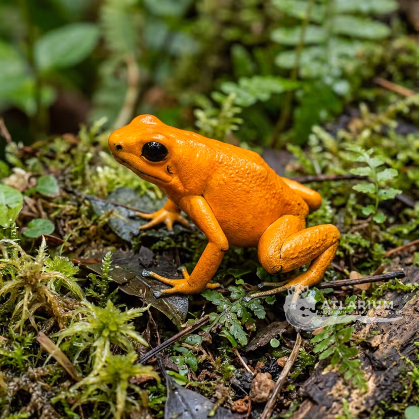 Rana dardo dorada "Orange" (Phyllobates terribilis "Orange")