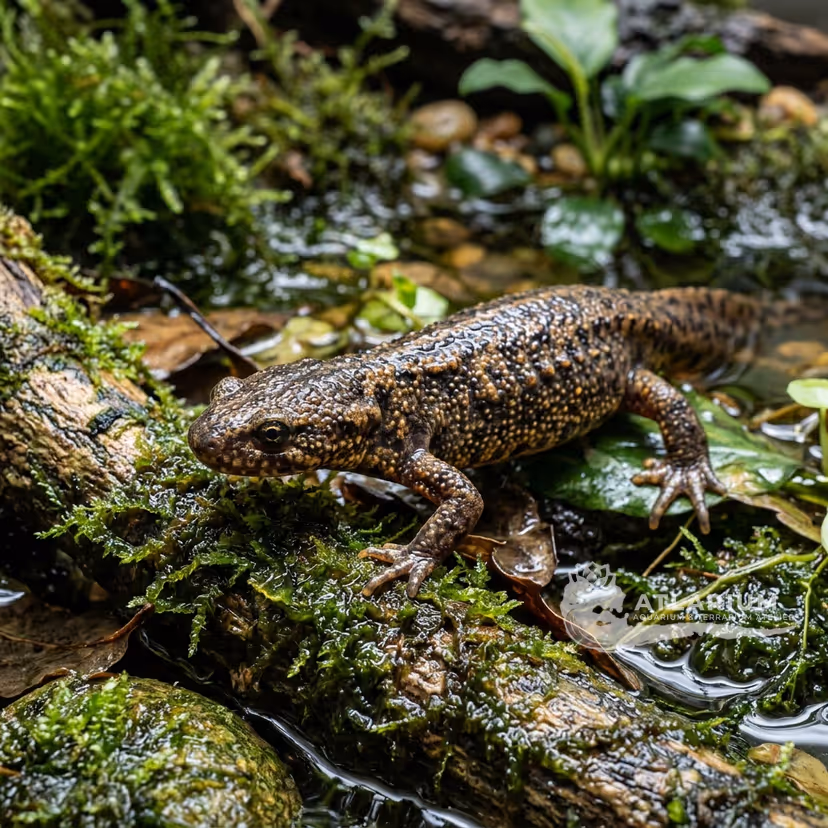 Algerian Ribbed Newt (Pleurodeles nebulosus)