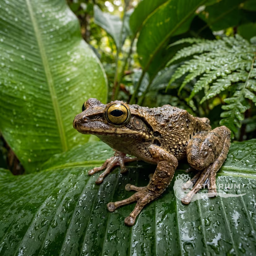 File-eared Tree Frog (Polypedates otilophus)