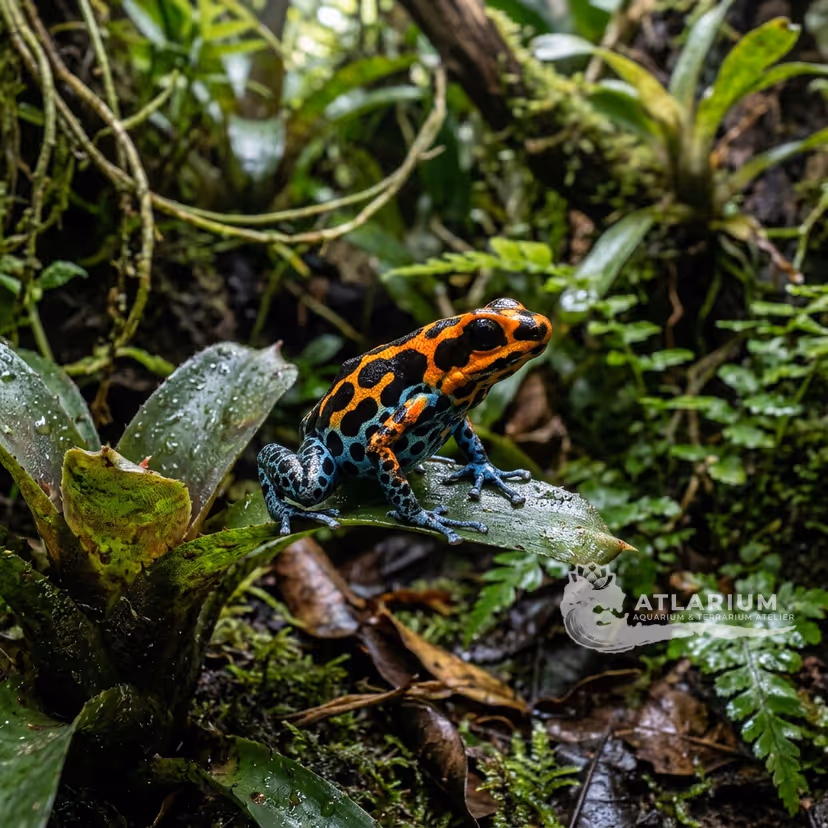 Amazonian Poison Dart Frog (Ranitomeya ventrimaculata)