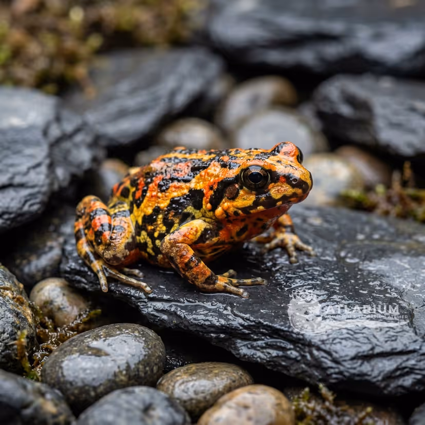 Rana arcoíris de Madagascar (Scaphiophryne gottlebei)