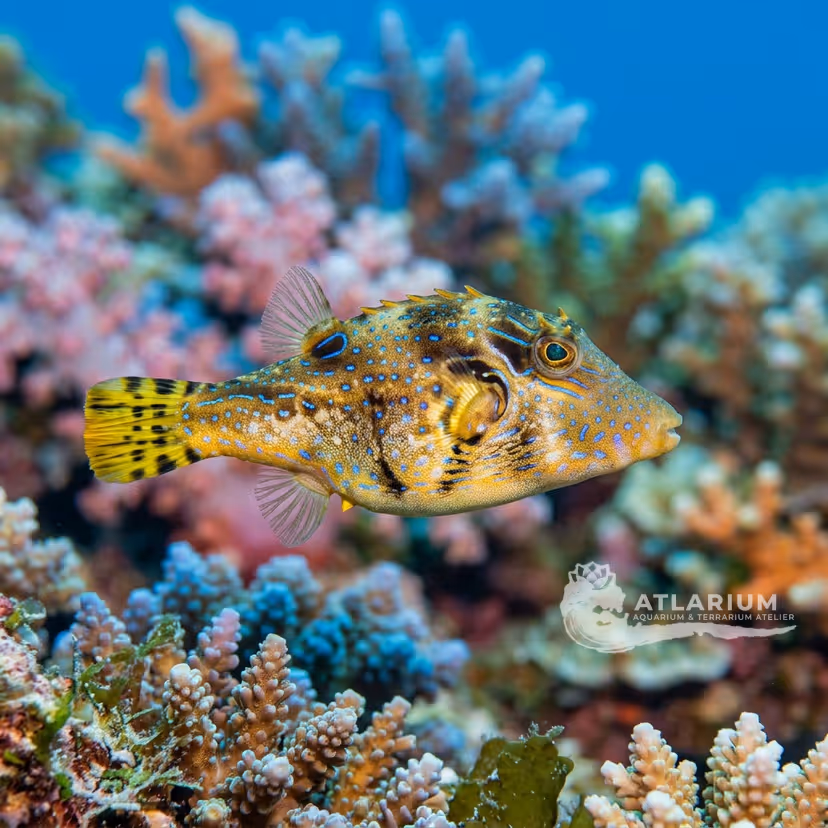 Pez globo linterna (Canthigaster epilampra)