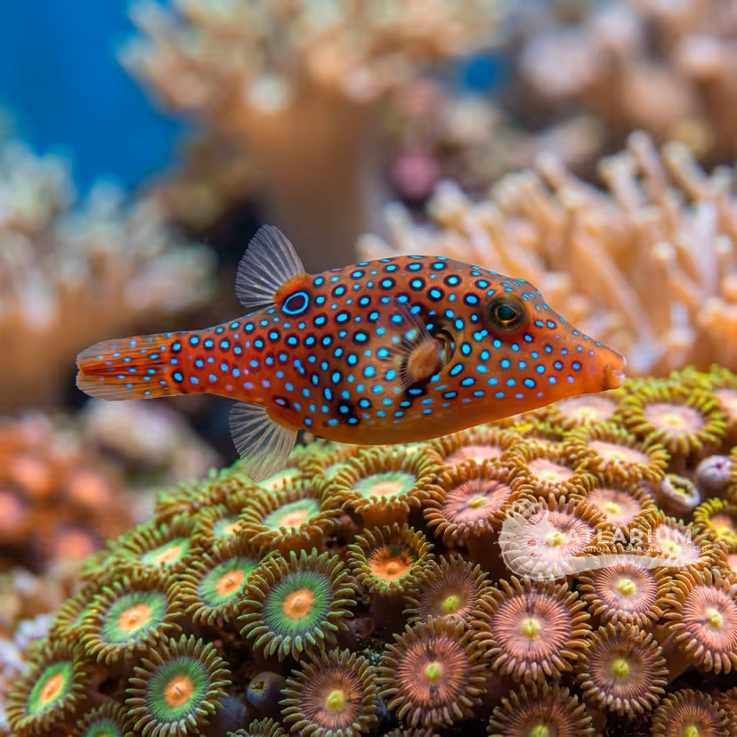 Canthigaster de manchas azules (Canthigaster solandri)