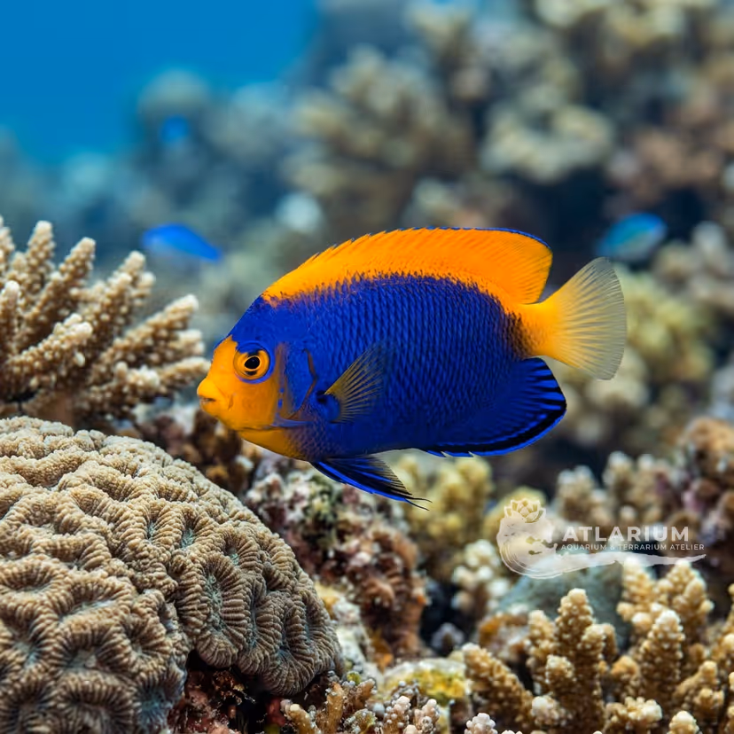 African flameback angelfish (Centropyge acanthops)
