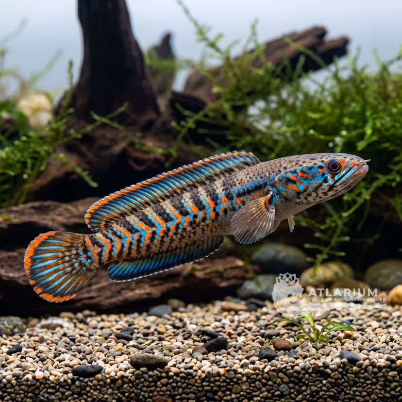 Rainbow Snakehead (Dwarf Snakehead / Channa bleheri) (Channa bleheri)