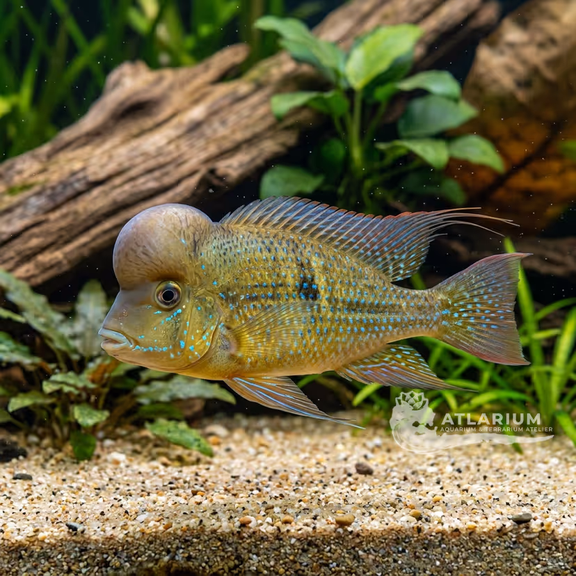 Cíclido ComeTierra de Paraguay / Cara Hinchada (Gymnogeophagus balzanii) (Gymnogeophagus balzanii)