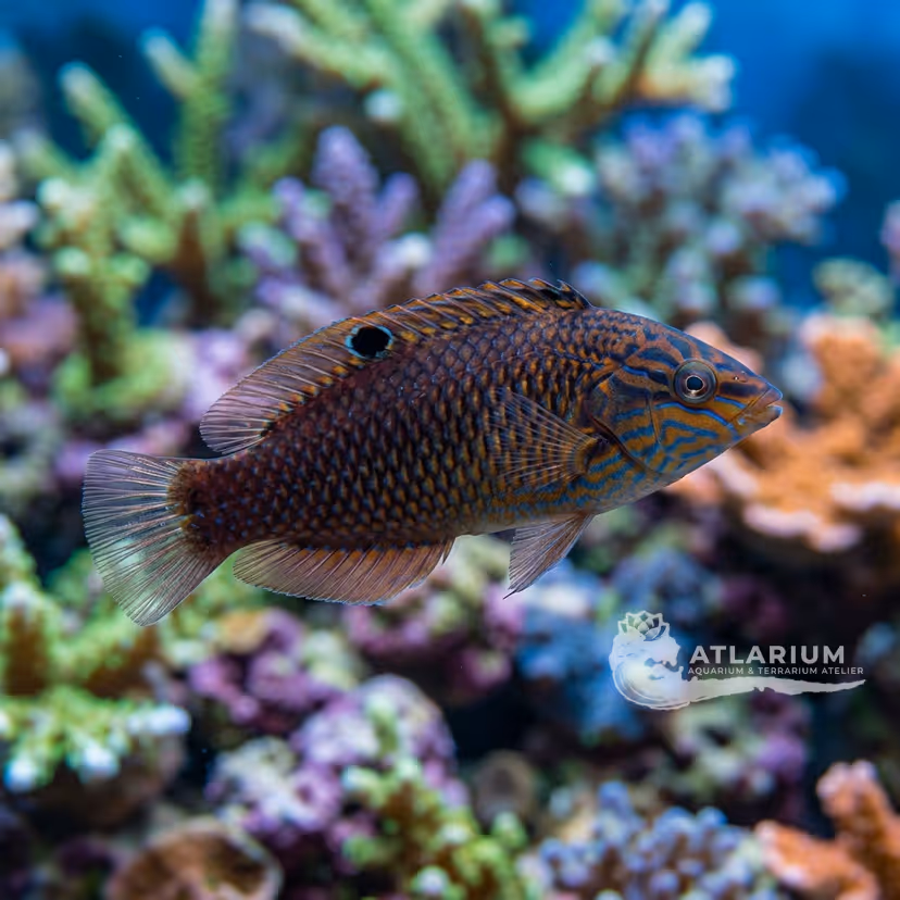 Black Wrasse (Halichoeres adustus)