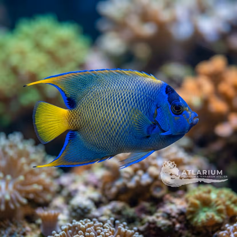 Blue Angelfish (Holacanthus bermudensis)