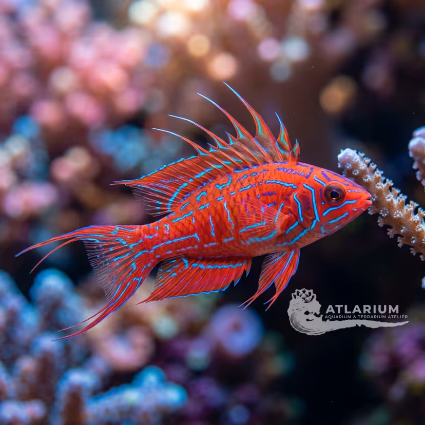 Angular Flasher Wrasse (Paracheilinus angulatus)