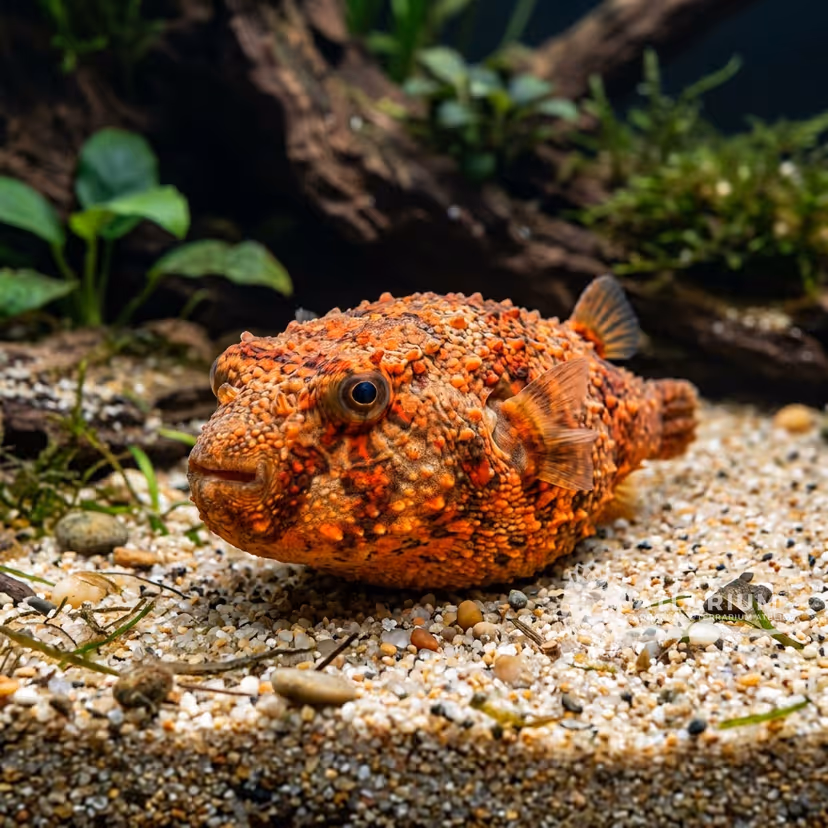 Pez globo del Congo (Tetraodon miurus)