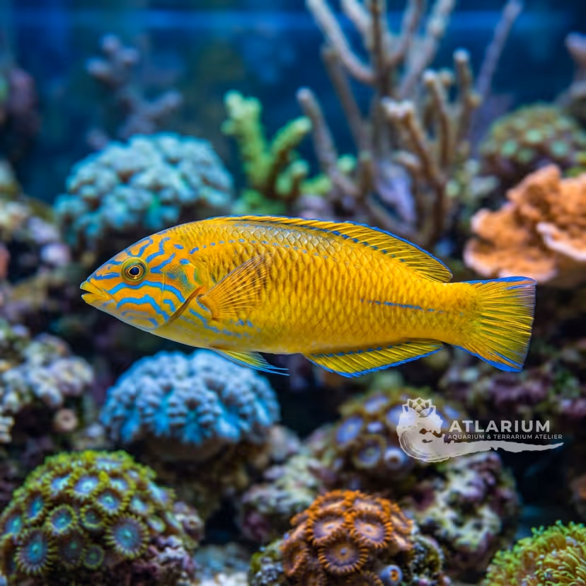 Donzella lutescente (Thalassoma lutescens)