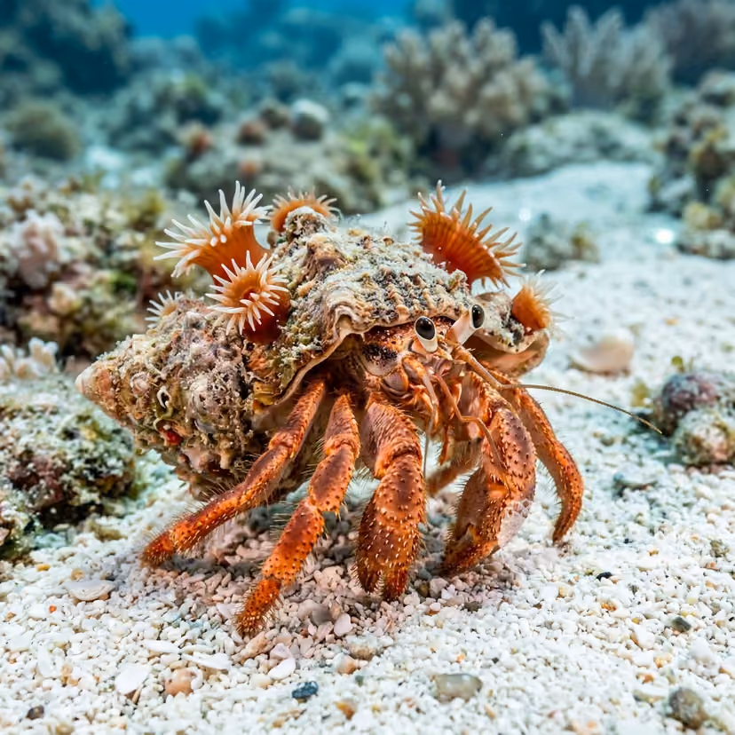 Red-legged hermit crab
