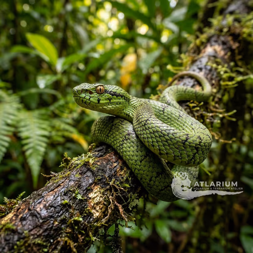 Green night adder (Causus resimus)