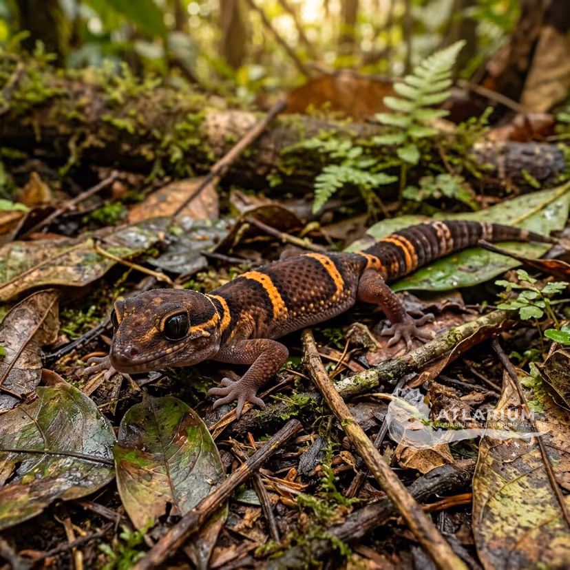 Central American Banded Gecko (Coleonyx mitratus)