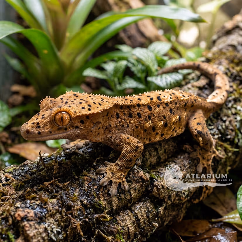 Crested Gecko (Dalmatian / Super Dalmatian) (Correlophus ciliatus "Dalmatian / Super Dalmatian")