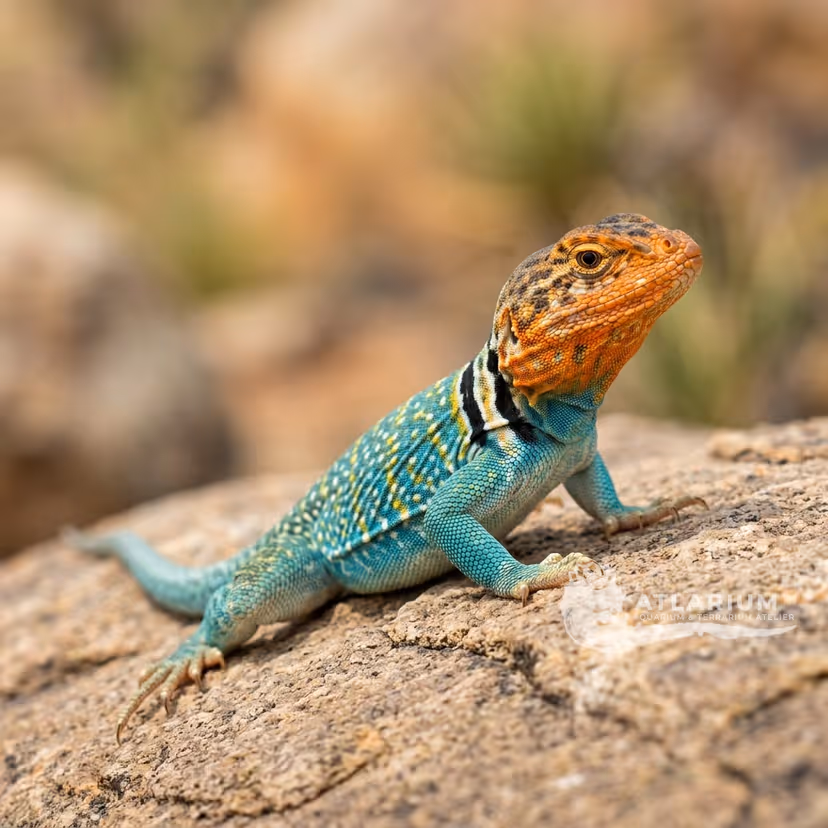 Lagartija de collar (Crotaphytus collaris)