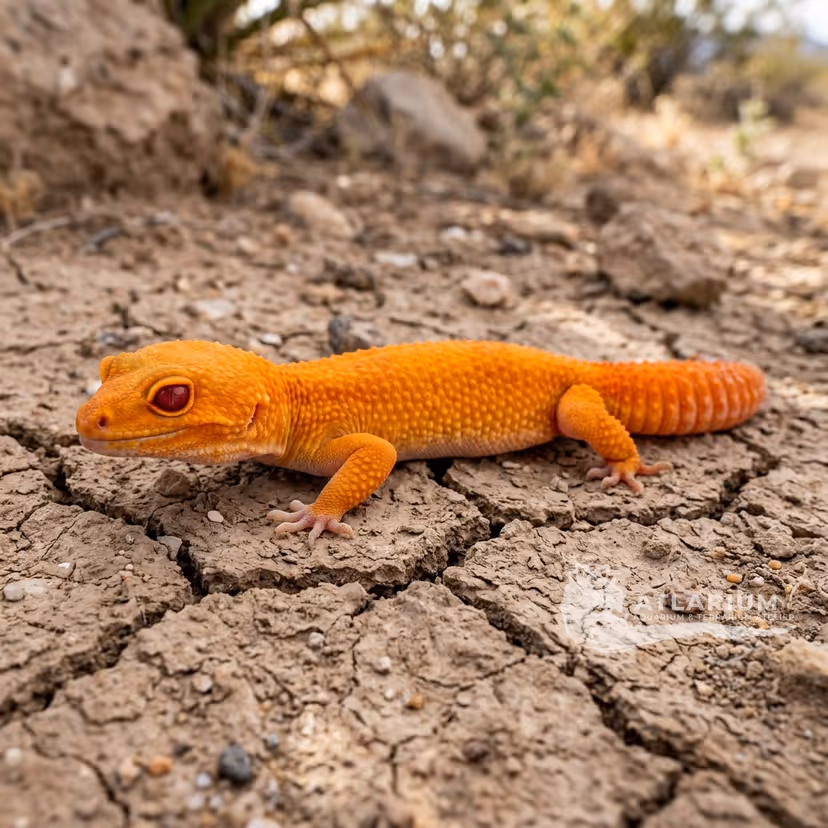 Leopard Gecko - Rainwater Albino