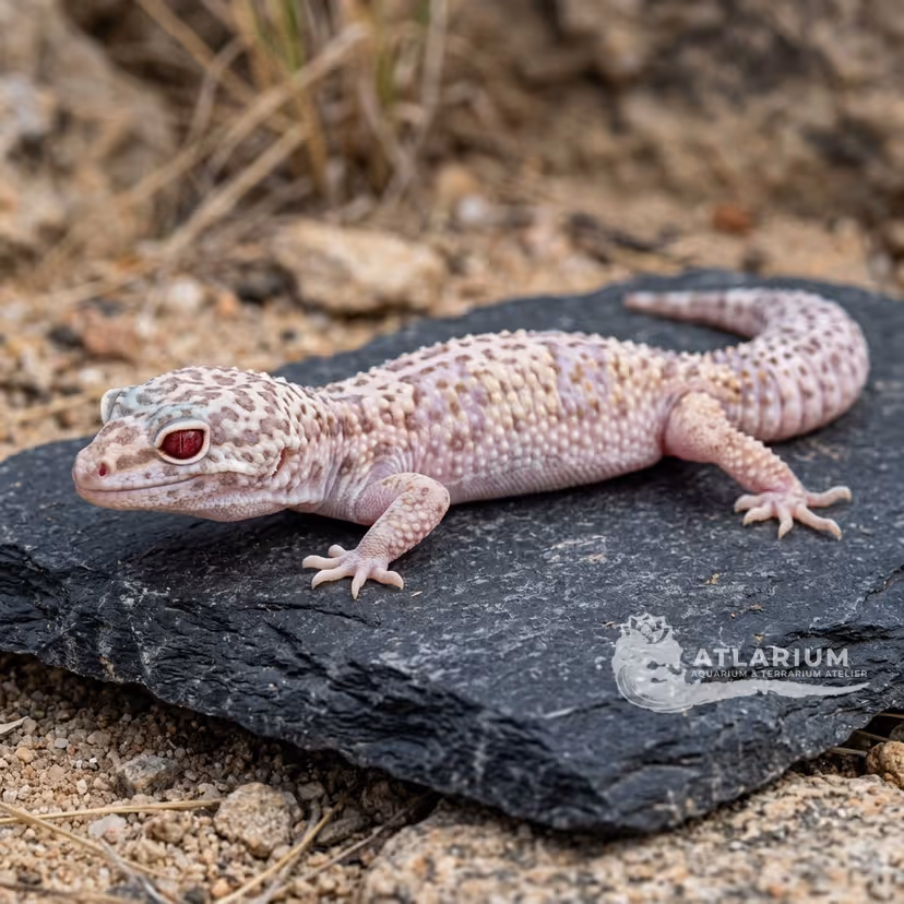 Leopard Gecko - Rainwater Albino