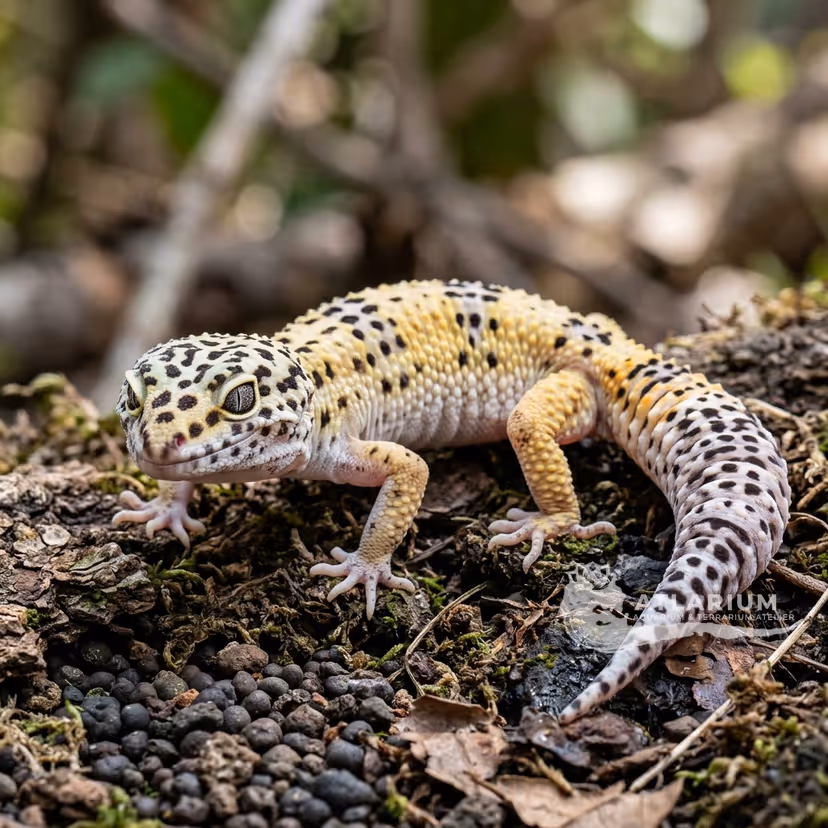 Leopard Gecko - Rainwater Albino