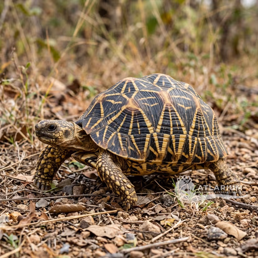 Indian Star Tortoise (Geochelone elegans)