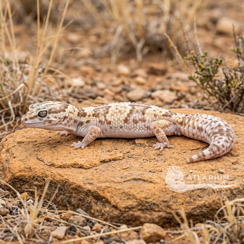 African Fat-Tailed Gecko - Caramel Albino (Hemitheconyx caudicinctus)