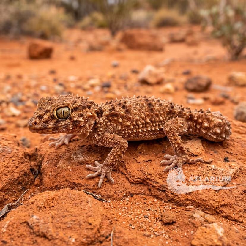Centralian Rough Knob-Tailed Gecko (Nephrurus amyae)