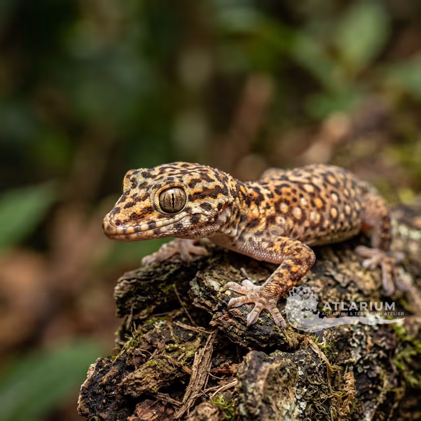 Gecko de terciopelo manchado del norte (Oedura coggeri)