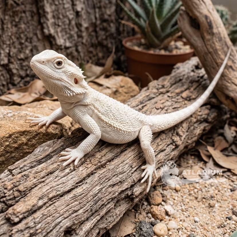 Bearded Dragon (Witblits) (Pogona vitticeps "Witblits")
