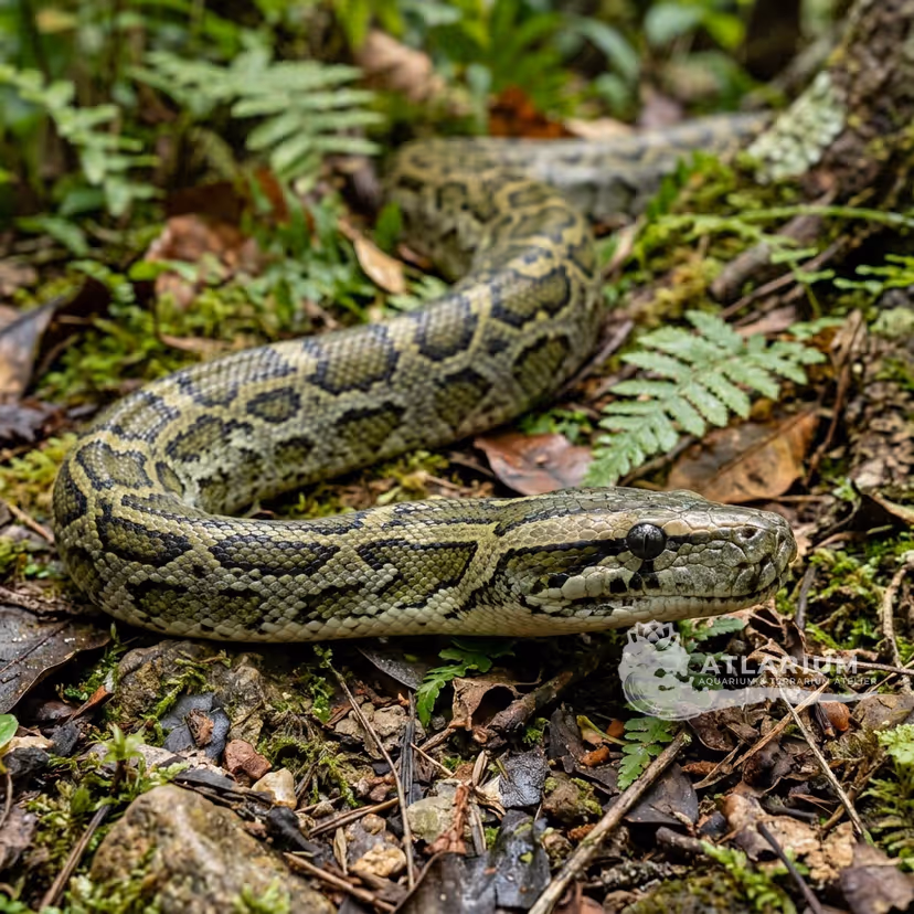 Green Burmese Python (Python bivittatus "Green")