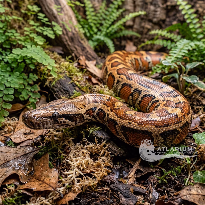 Blood python "Batik" (Python brongersmai "Batik")
