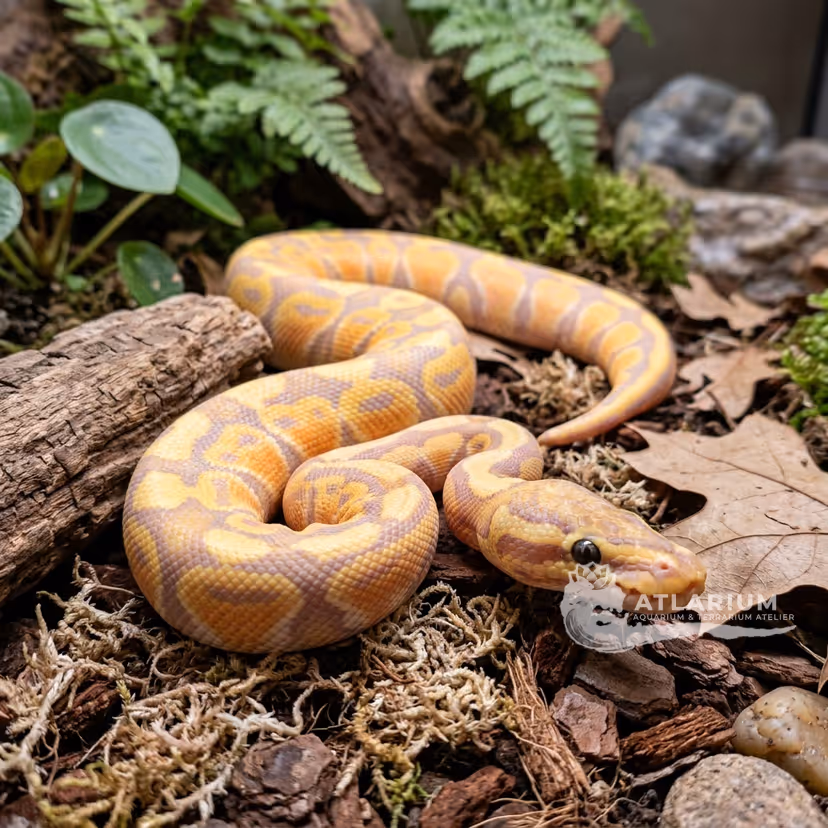Ball Python (Banana / Coral Glow) (Python regius "Banana / Coral Glow")