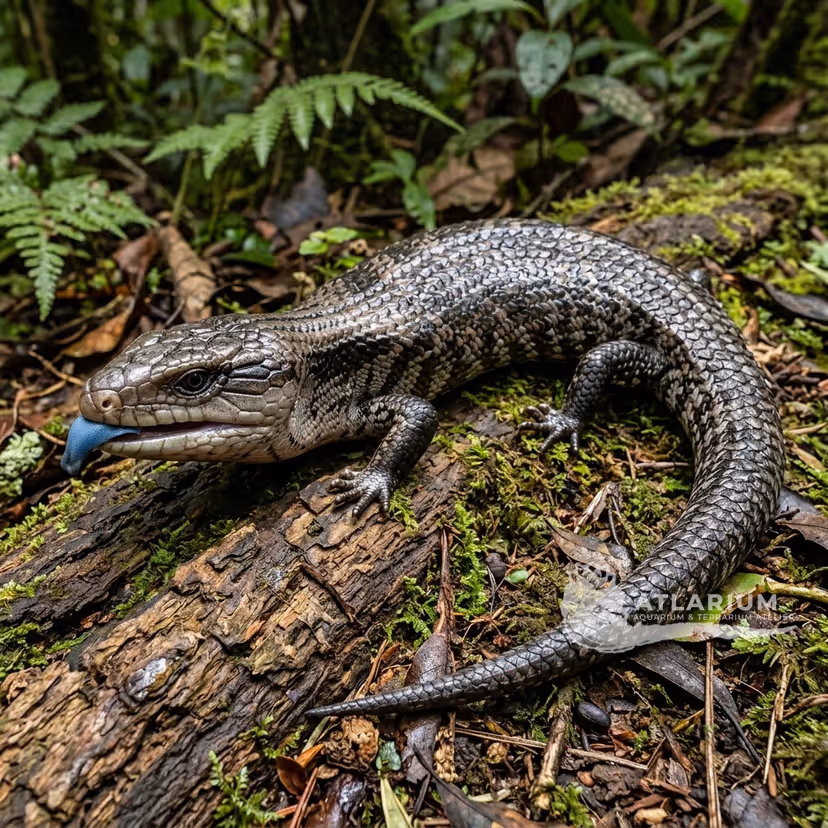 Indonesian Blue-tongued Skink (Tiliqua gigas)