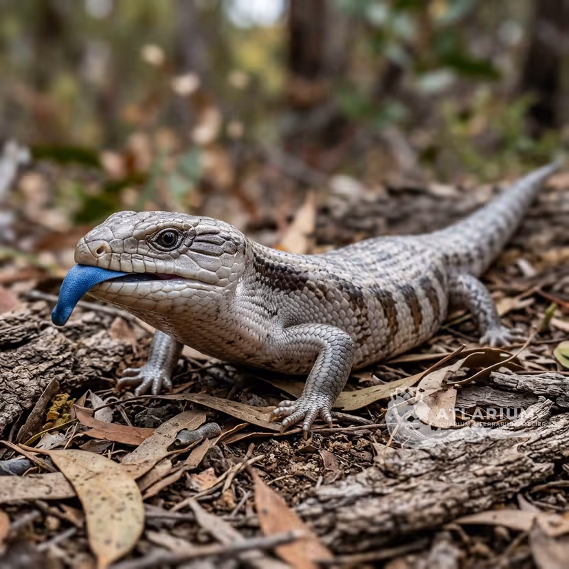 Blue-tongued Skink (Tiliqua scincoides)