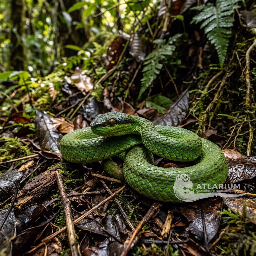 Red-tailed pit viper