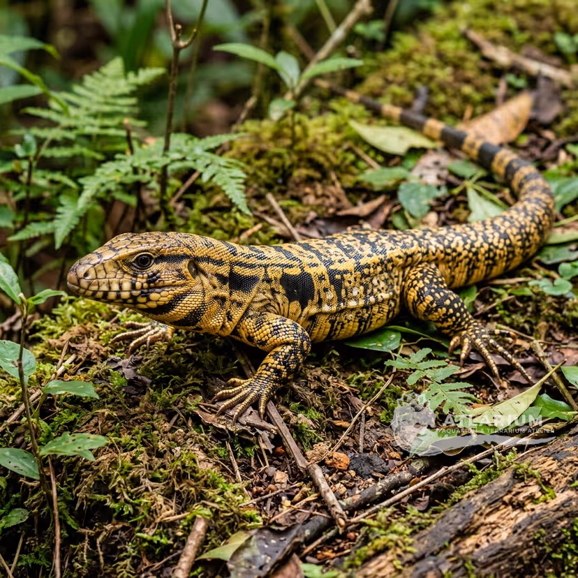 Gold Tegu (Tupinambis teguixin)