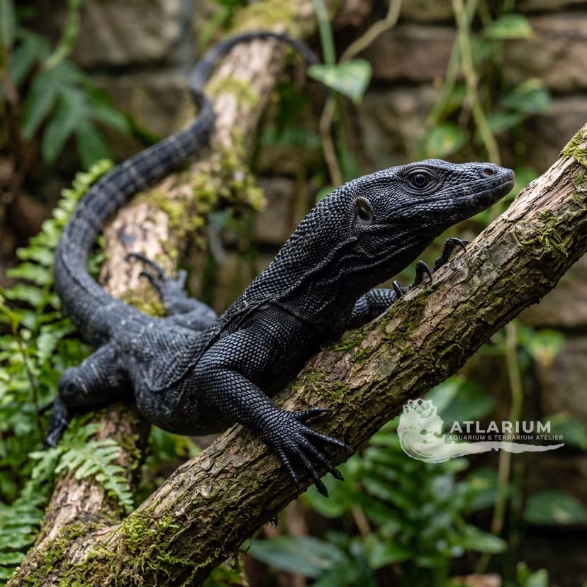 Black Tree Monitor (Varanus beccarii)