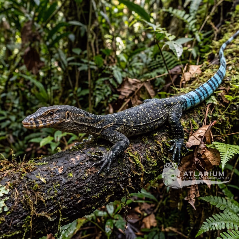 Blue-tailed monitor (Varanus doreanus)
