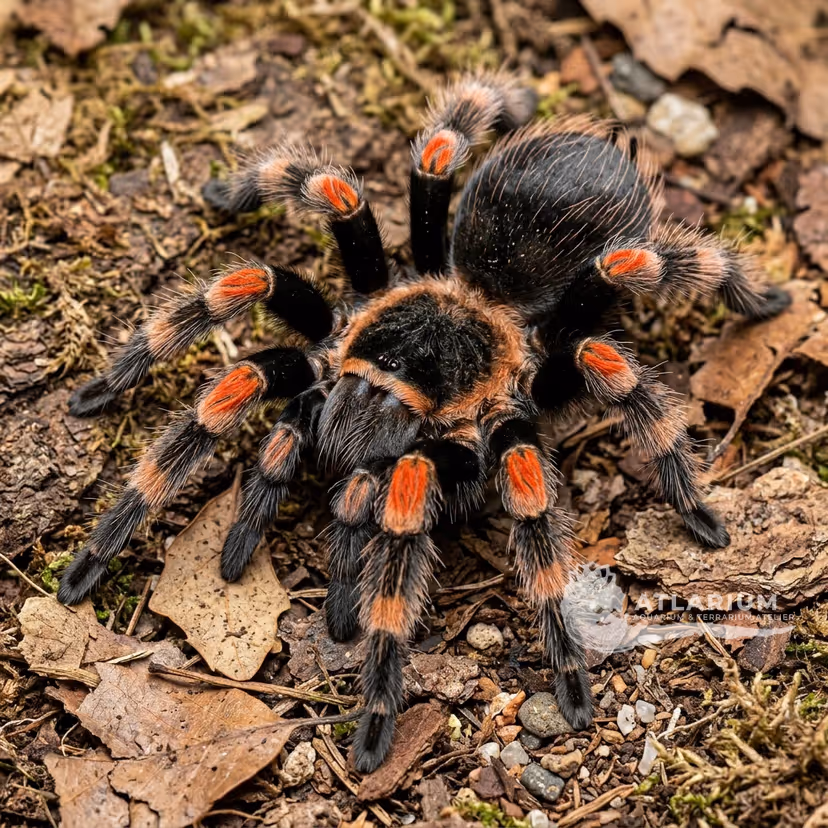 Tarántula de Rodillas de Llama (B. auratum) (Brachypelma auratum)