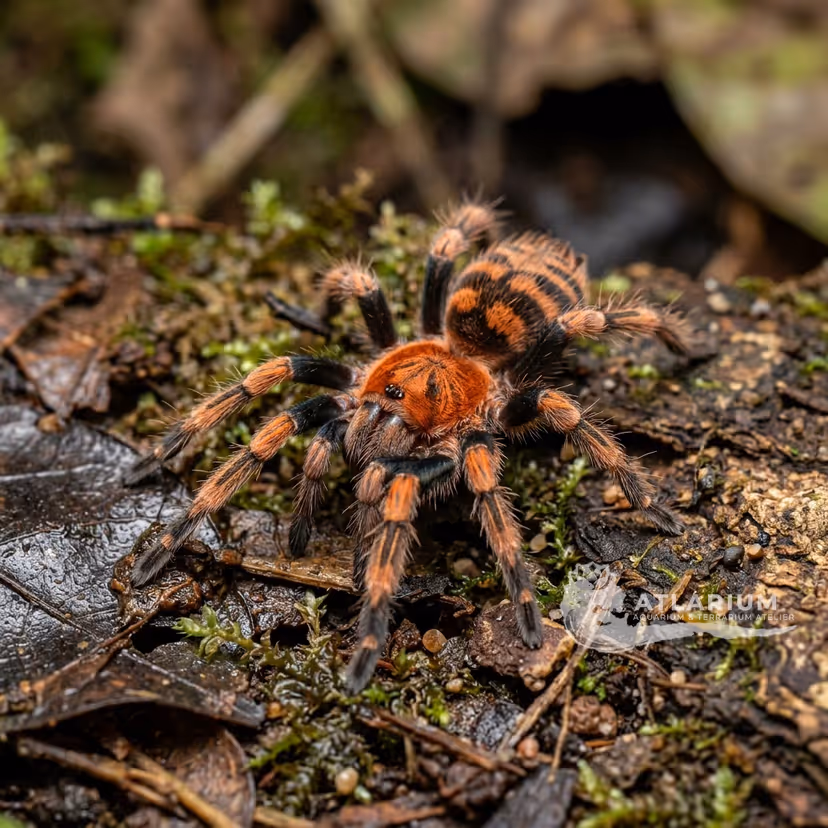 Colombian Dwarf Tiger (Cyriocosmus leetzi) (Cyriocosmus leetzi)