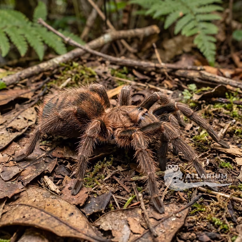 Puerto Rican Brown Tarantula (Cyrtopholis portoricae)