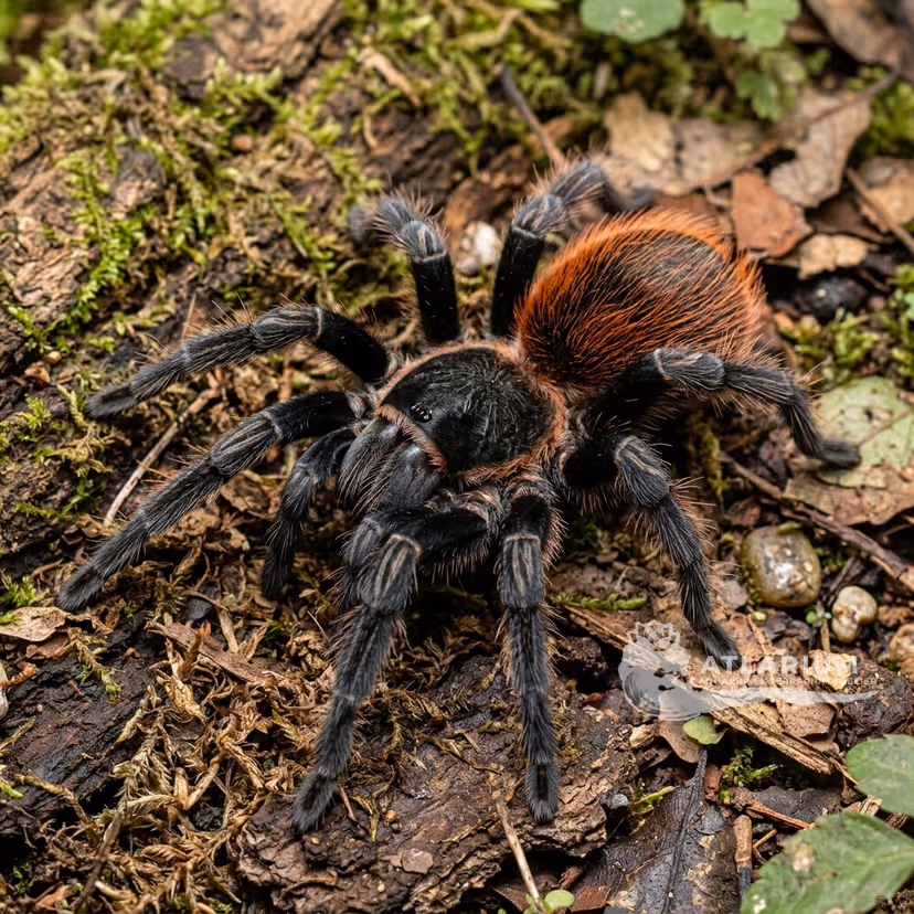Brazilian Redrump Tarantula (Grammostola actaeon) (Grammostola actaeon)