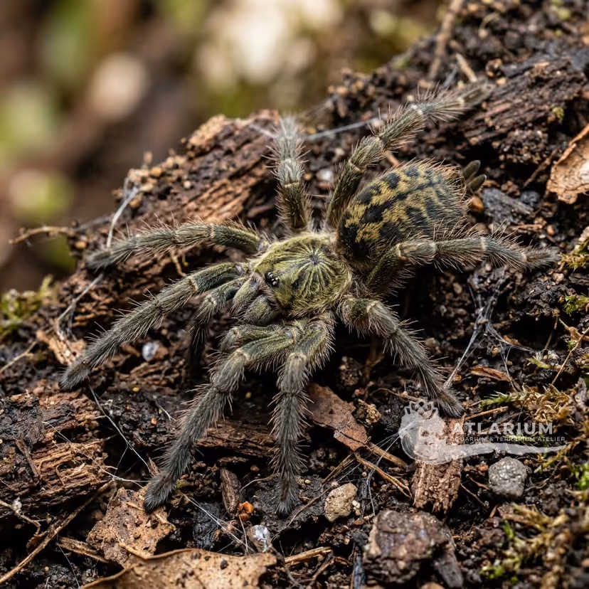 Trinidad Olive Tarantula (Neoholothele incei)
