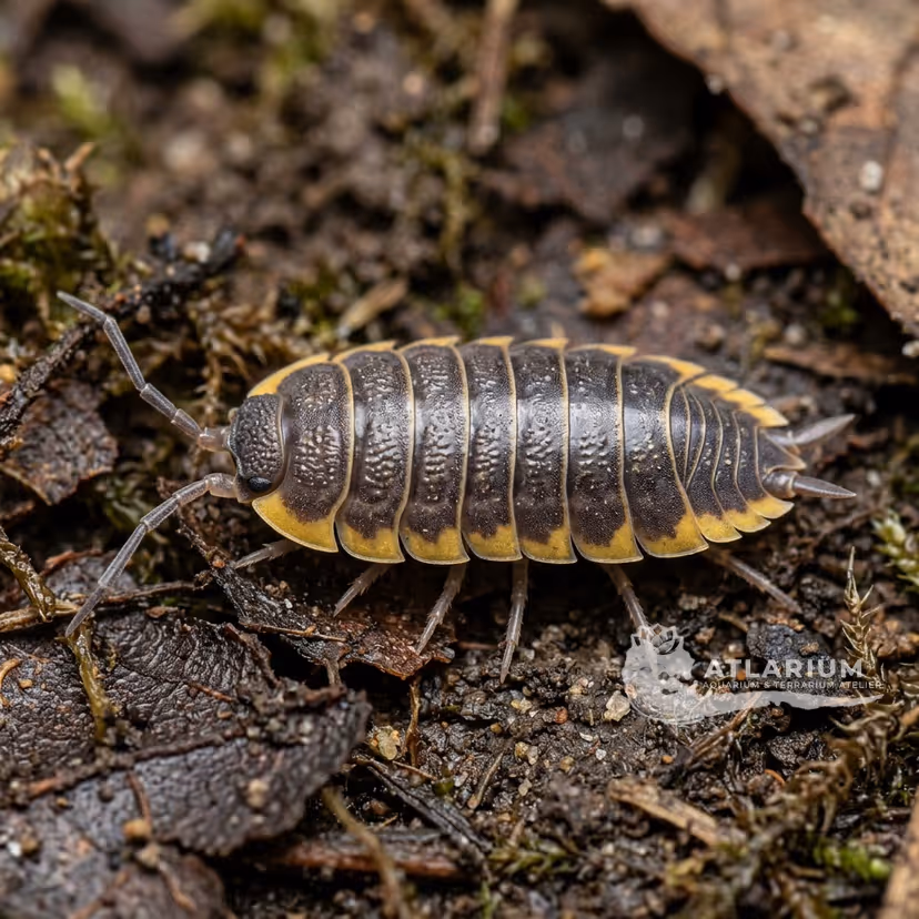 Isopode a Bordo Giallo Greco (Flavomarginatus) (Porcellio flavomarginatus)