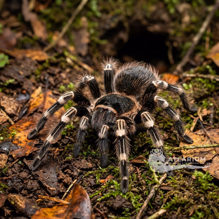 Brazilian giant whiteknee tarantula (Acanthoscurria geniculata)